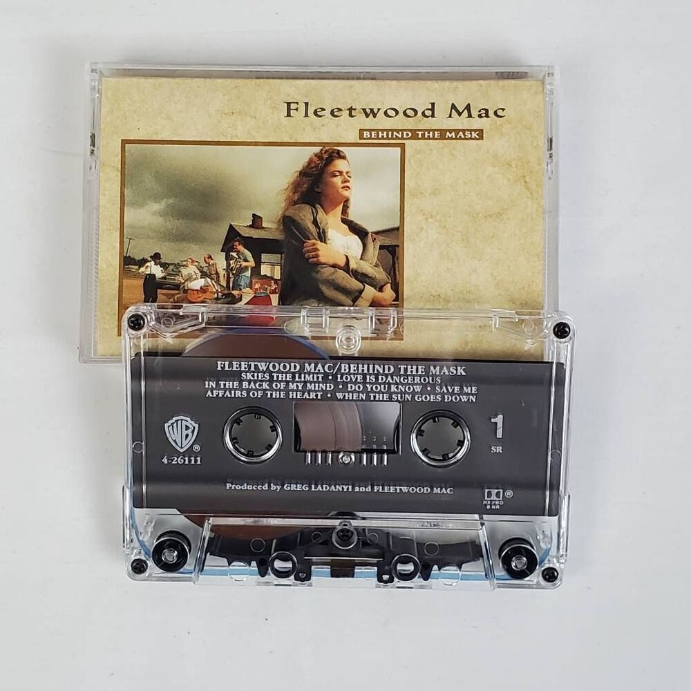 Fleetwood Mac - Behind The Mask Cassette Tape 1990 Warner Bros.